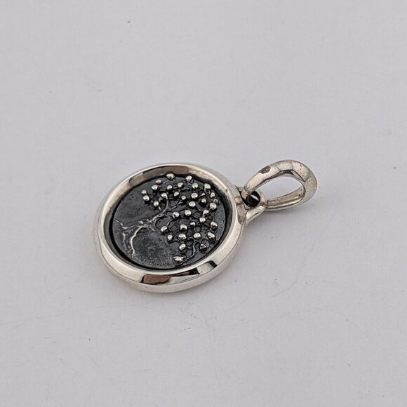 David Yurman Sterling Silver 925 Tree of Life Pendant Amulet Charm - Picture 3 of 4